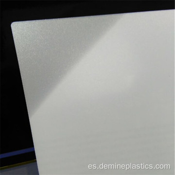 Hoja translúcida esmerilada transparente de policarbonato